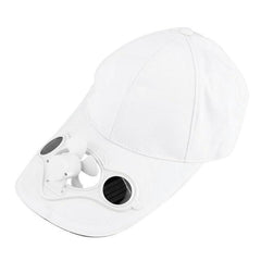 Baseball Cap with Solar Fan