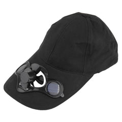 Baseball Cap with Solar Fan