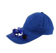 Baseball Cap with Solar Fan